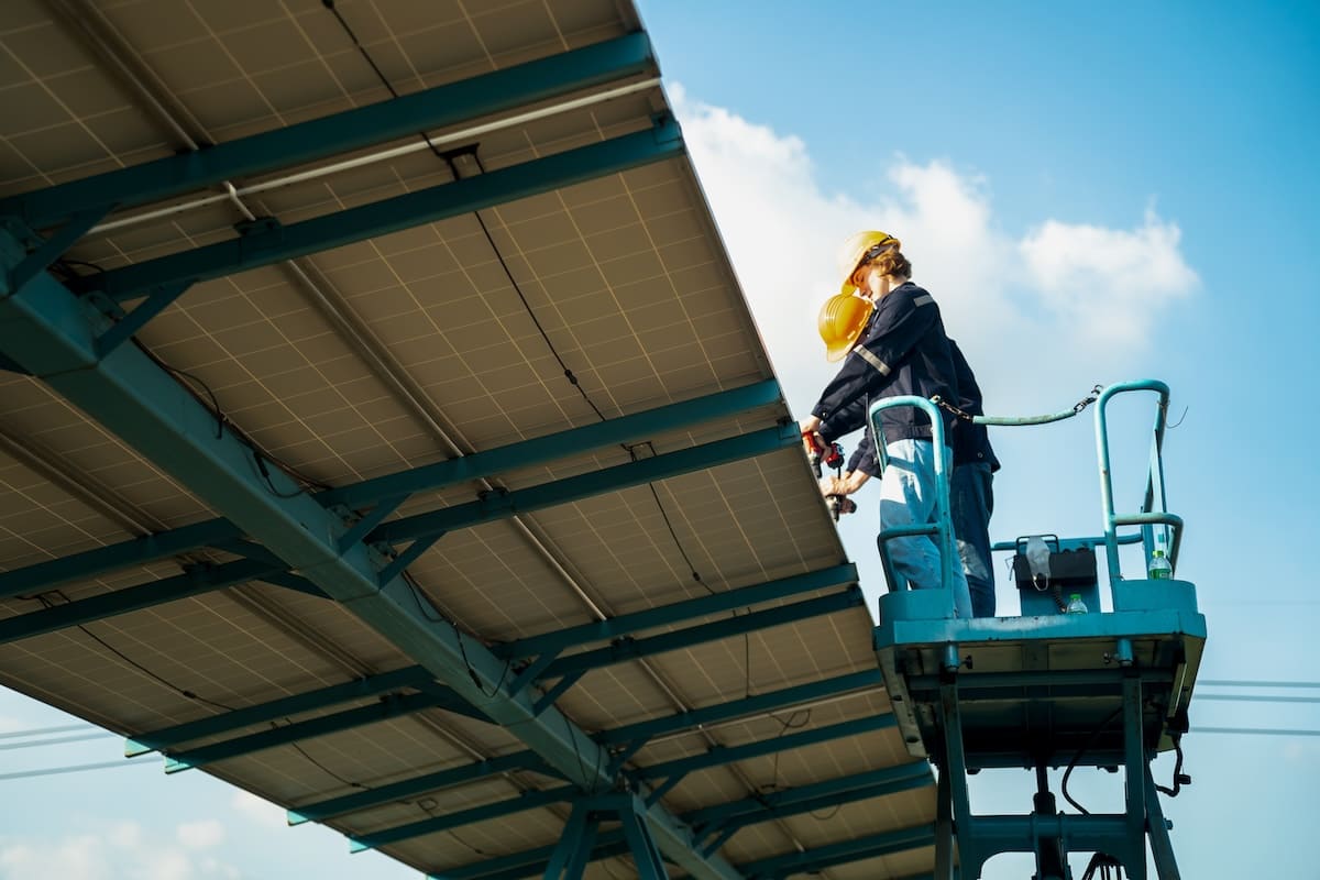 Solarüberdachung