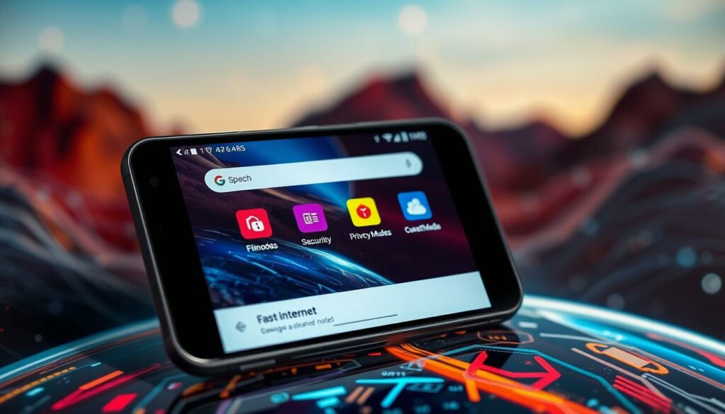 Funktionen Android-Browser
