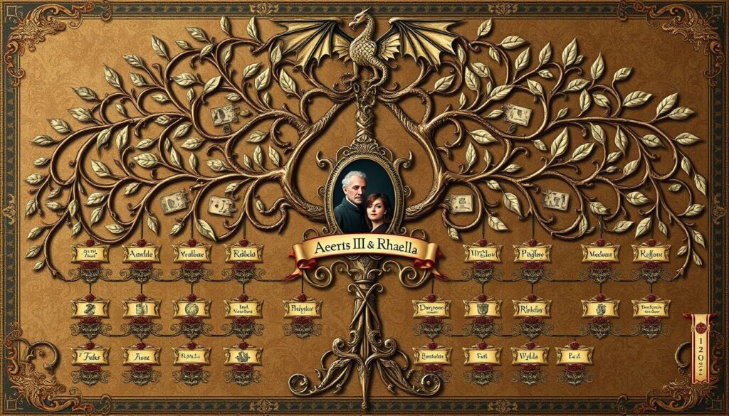 Stammbaum Aerys II. und Rhaella Targaryen