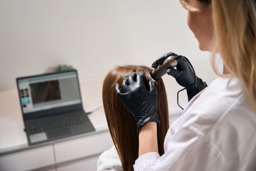 Haarpigmentierung scan