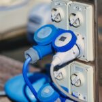 Energiesäule im Einsatz