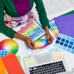 Farben, Typografie und Layout