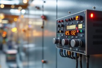 Industrieller Leistungsregler auf einem Schaltschrank – Funktionsweise und Einsatzbereiche