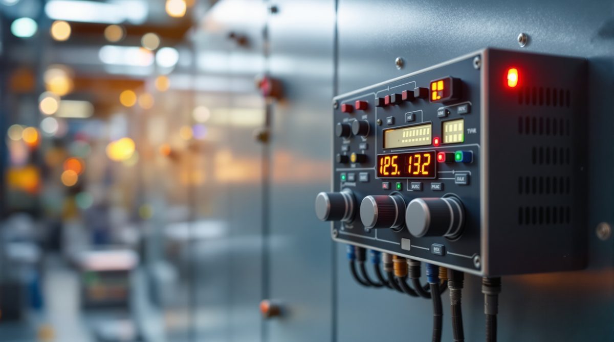 Industrieller Leistungsregler auf einem Schaltschrank – Funktionsweise und Einsatzbereiche