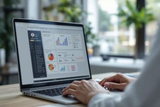 Person lernt per E-Learning am Laptop im modernen Homeoffice – E-Learning in 2026