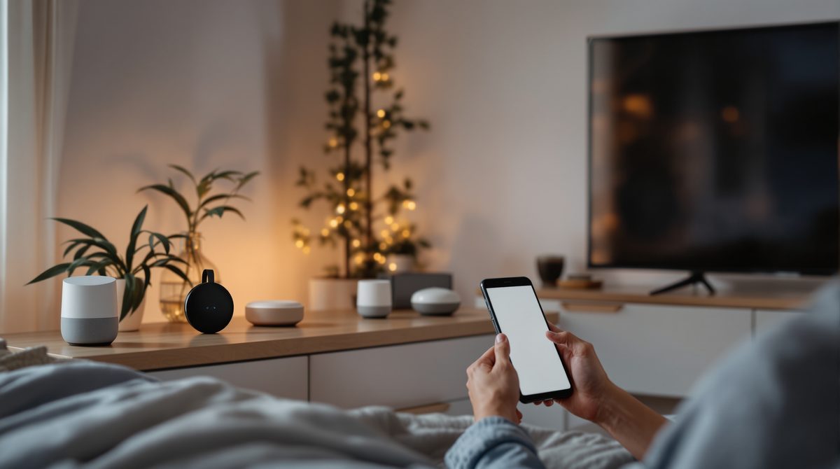 Smart-Home-Geräte mit Google Chromecast und Google Nest Hub per Sprachsteuerung verwalten