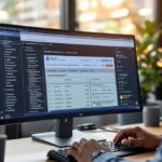 WordPress 7.0 Dashboard auf Monitor – Entwickler prüft neue Funktionen im modernen Block Editor