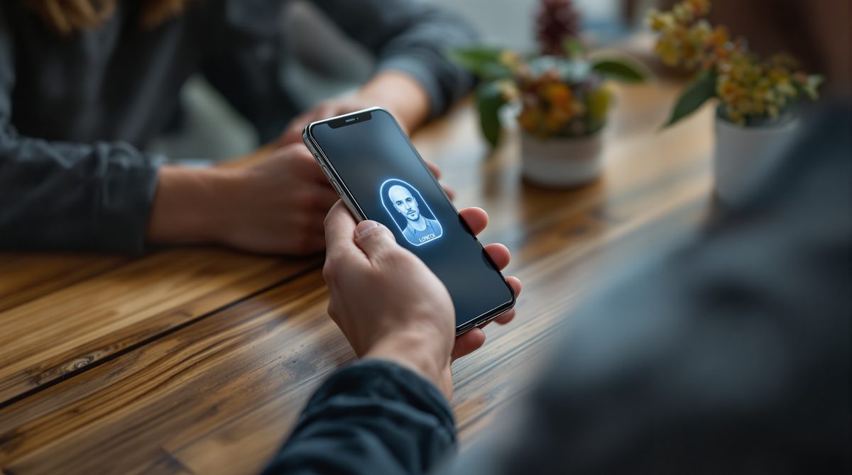 Zahlungsfreigabe per Gesichtserkennung auf dem Smartphone