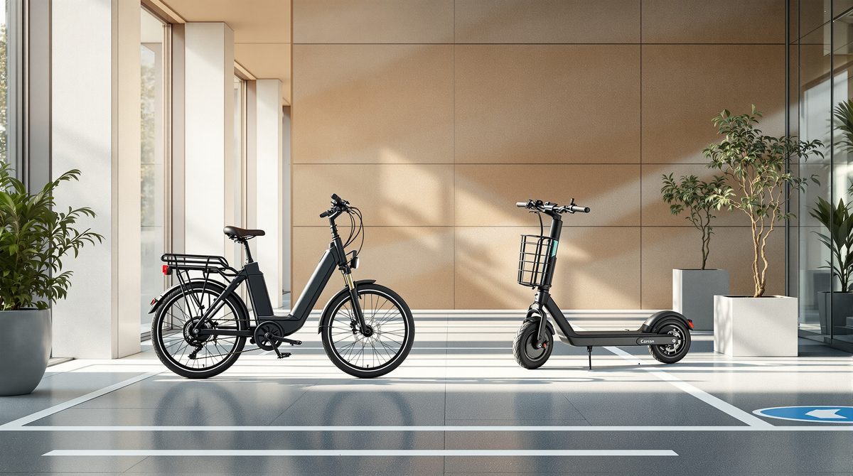 Elektrofahrrad und E-Roller im Firmengelände – steuerliche Einordnung im Fuhrpark