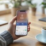 Hände halten ein Smartphone mit medizinischer App — Telemedizin im Alltag
